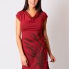 Femme Coton Du Monde | Robe En Coton Fluide Montana Rouge Bordeaux