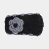 Accessoires Coton Du Monde | Bandeau Fleur Noir