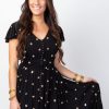 Femme Coton Du Monde | Robe Longue Boheme Chic Sumatra E Noir