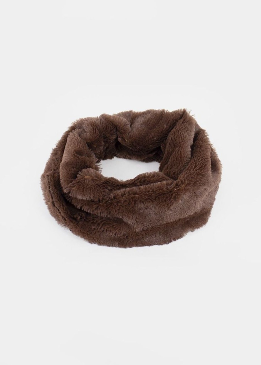 Accessoires Coton Du Monde | Echarpe Tour De Cou Marron