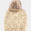 Accessoires Coton Du Monde | Bonnet Noeud Beige