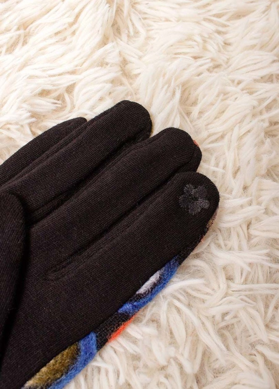 Accessoires Coton Du Monde | Gants Ethniques Marron