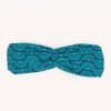 Accessoires Coton Du Monde | Bandeau Africain Noeud 30 Bleu