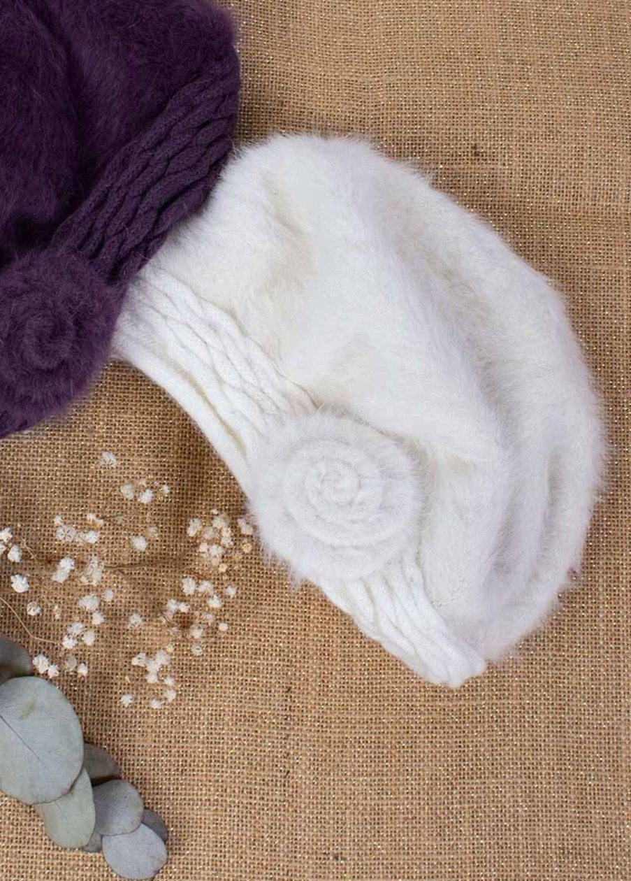 Accessoires Coton Du Monde | Beret Blanc