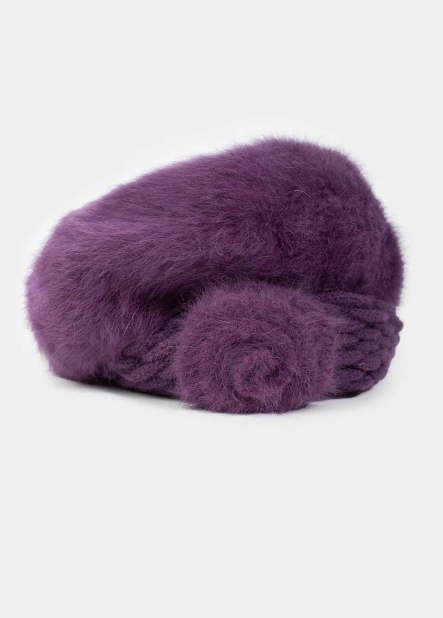 Accessoires Coton Du Monde | Beret Violet