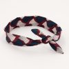 Accessoires Coton Du Monde | Bandeau Africain Twist 12 Marine