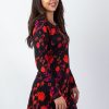 Femme Coton Du Monde | Robe Courte En Coton Kalika Imprime Floral