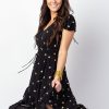 Femme Coton Du Monde | Robe Courte A Sequins India E Noir