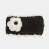 Accessoires Coton Du Monde | Bandeau Fleur Noir