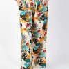 Femme Coton Du Monde | Pantalon Jambes Larges Tendance Melody Motif Animalier Tiger