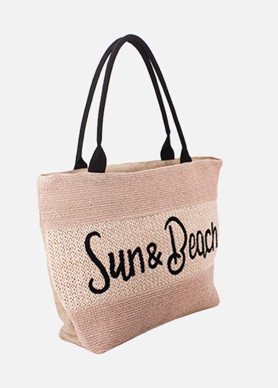 Accessoires Coton Du Monde | Sac De Plage En Toile Amelia Rose