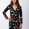 Femme Coton Du Monde | Robe Courte 100% Coton Meera Imprime Floral