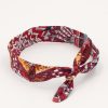 Accessoires Coton Du Monde | Bandeau Africain Twist 05 Rouge