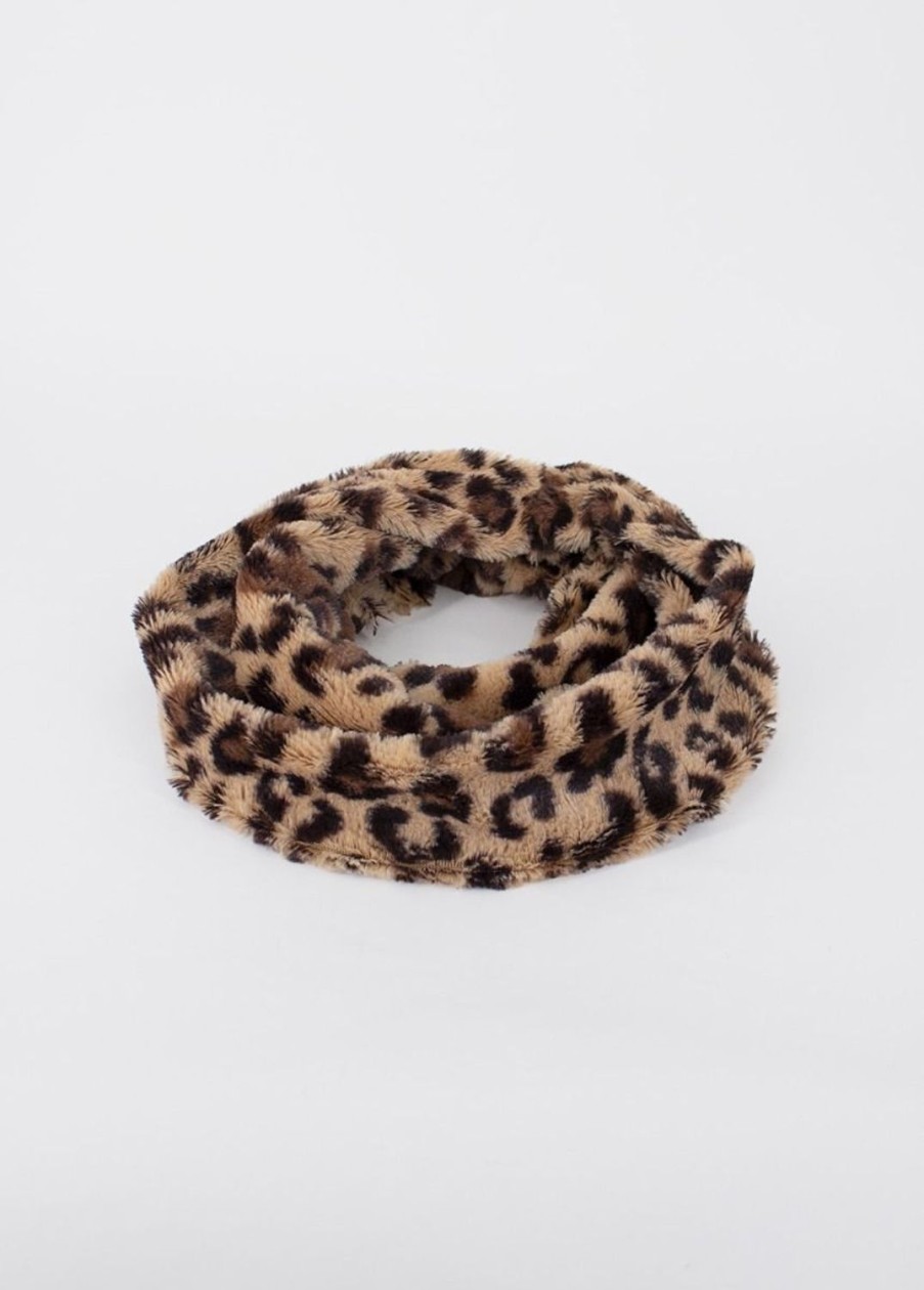 Accessoires Coton Du Monde | Echarpe Tour De Cou Leopard